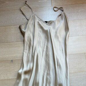 Quince Silk Slip Dress, 100% washable